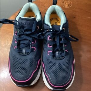 Keen Utility Navy Shoes with Light Blue Lining steel toe